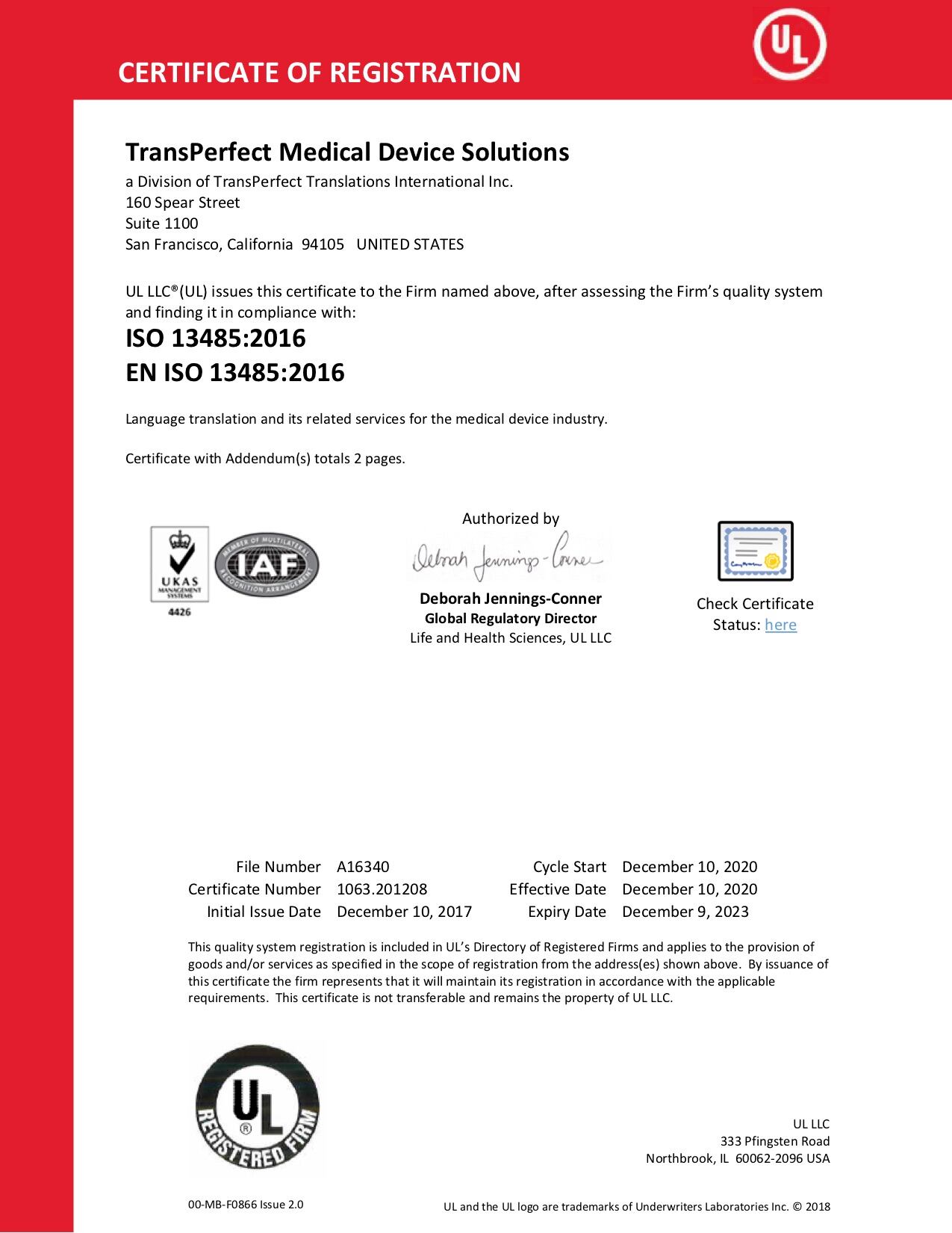 ISO 13485