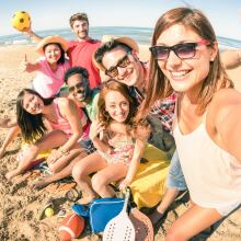 beach travelers