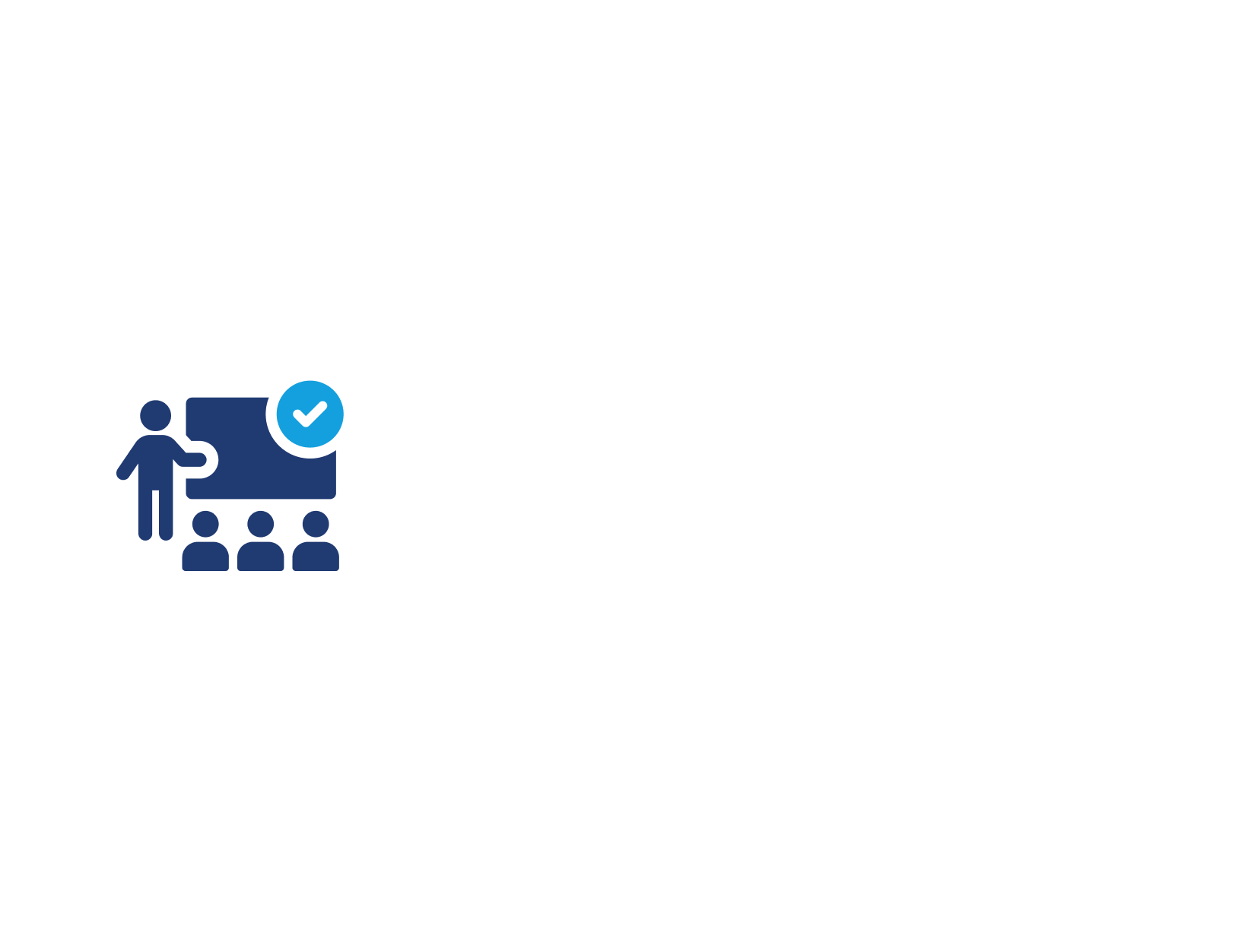 Person presenting icon